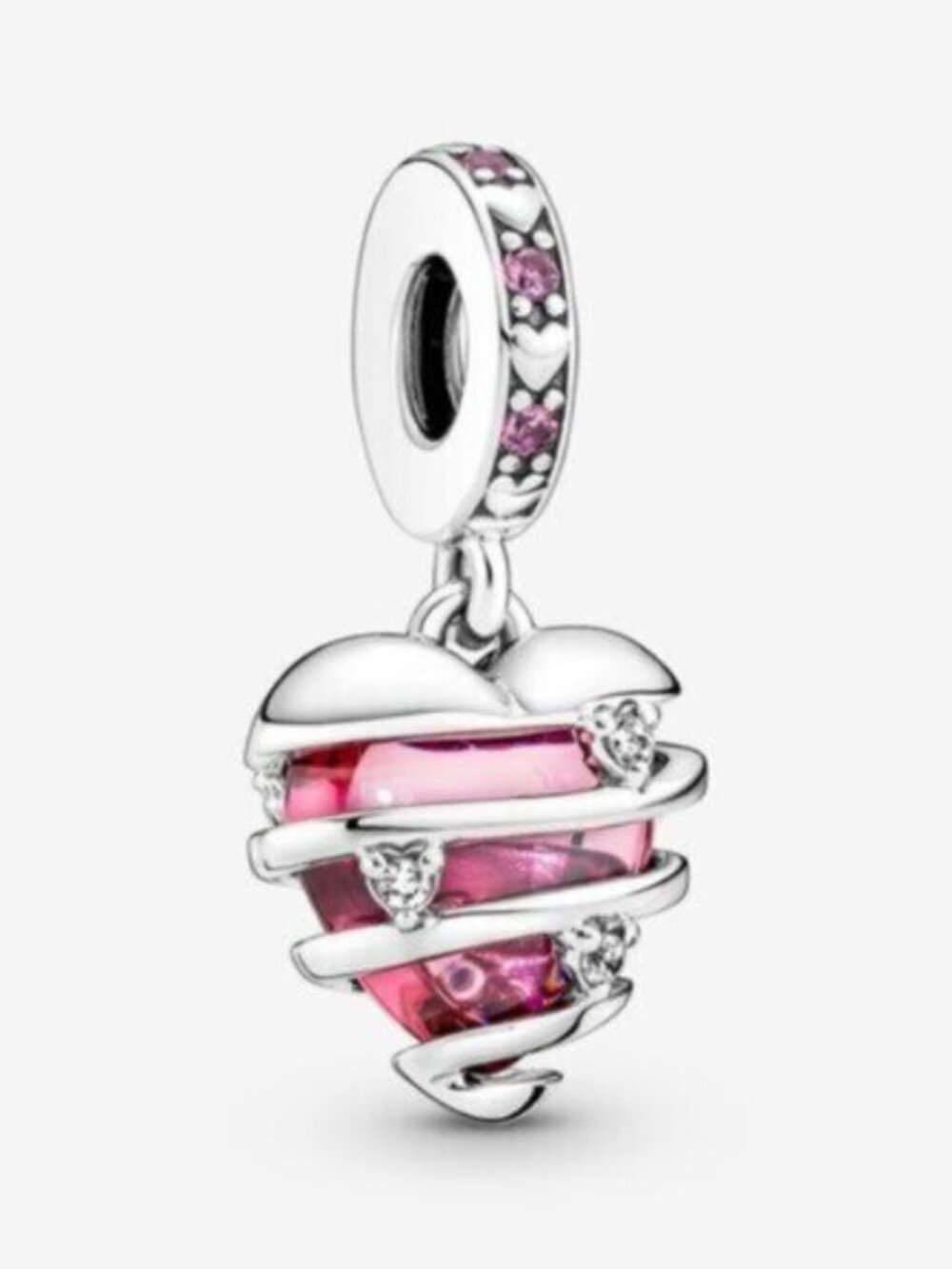Pandora Love Confession Heart Spiral Charm